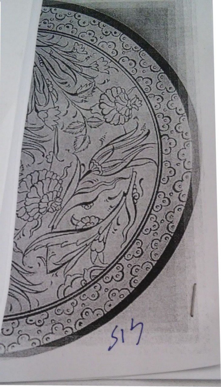 NO.415 TABAK DESEN 18cm Tabak