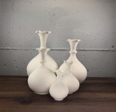 30cm Rölyef Gözyaşı Vazo