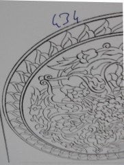 NO.434 TABAK DESEN 18cm Tabak