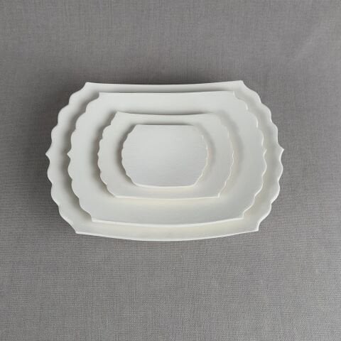 25cm Dikdörtgen Rölyef Tabak