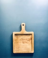 Kare Ahşap Kesme Tahtası