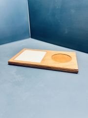 Ahşap Kahve Sunum Tabağı