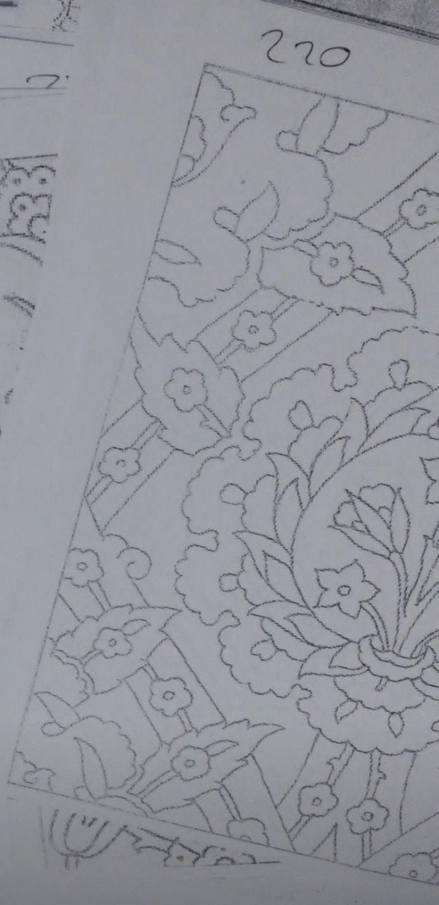 NO.220 KARO DESEN 20 X 20cm