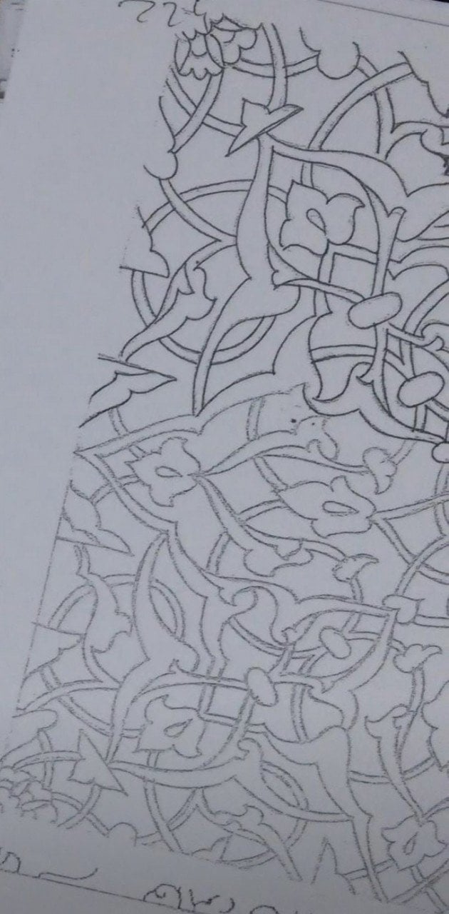 NO.224 KARO DESEN 25 X 25cm