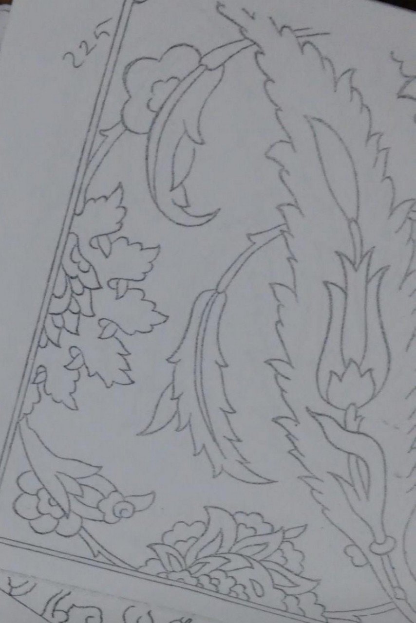 NO.225 KARO DESEN 20 X 20cm