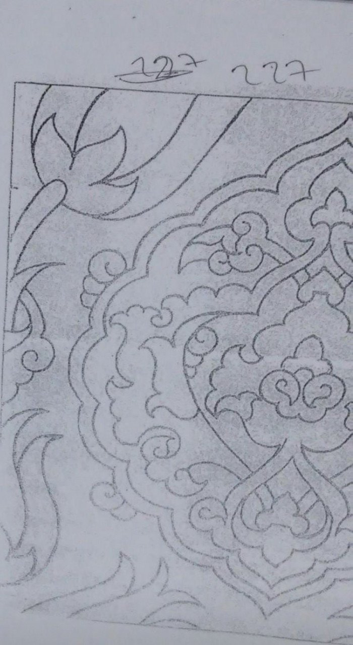 NO.227 KARO DESEN 20 X 20cm