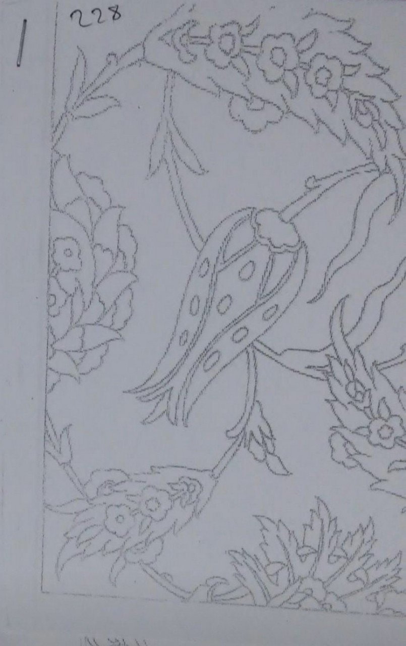 NO.228 KARO DESEN 20 X 20cm