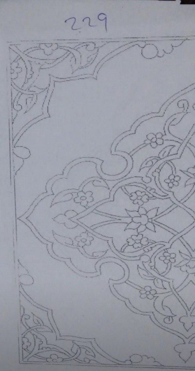 NO.229 KARO DESEN 20 X 20cm