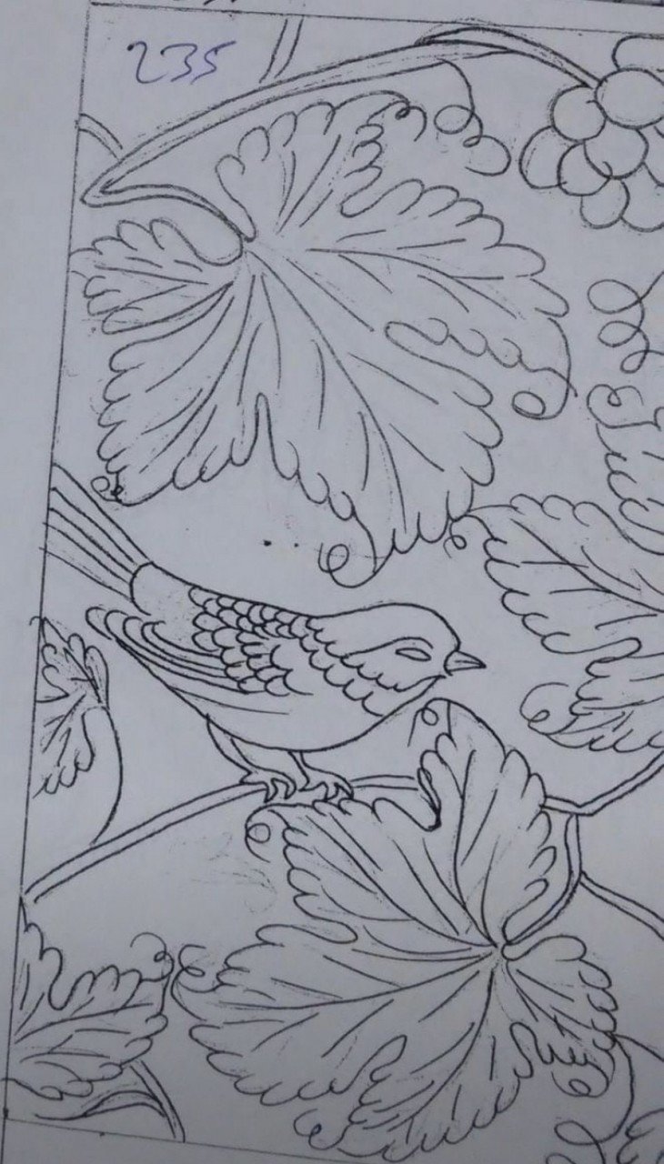 NO.235 KARO DESEN 25 X 25cm