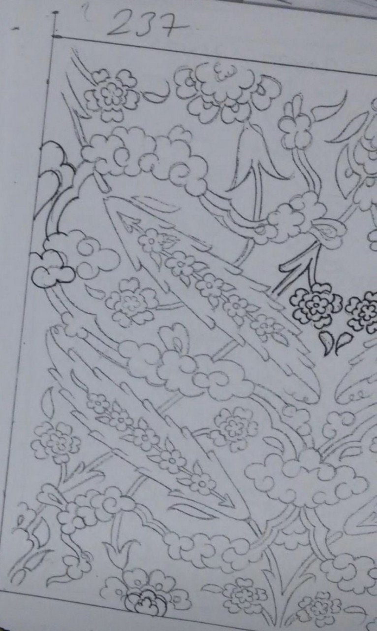 NO.237 KARO DESEN 20 X 20cm