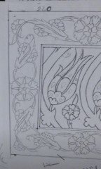 NO.240 KARO DESEN 25 X 25cm