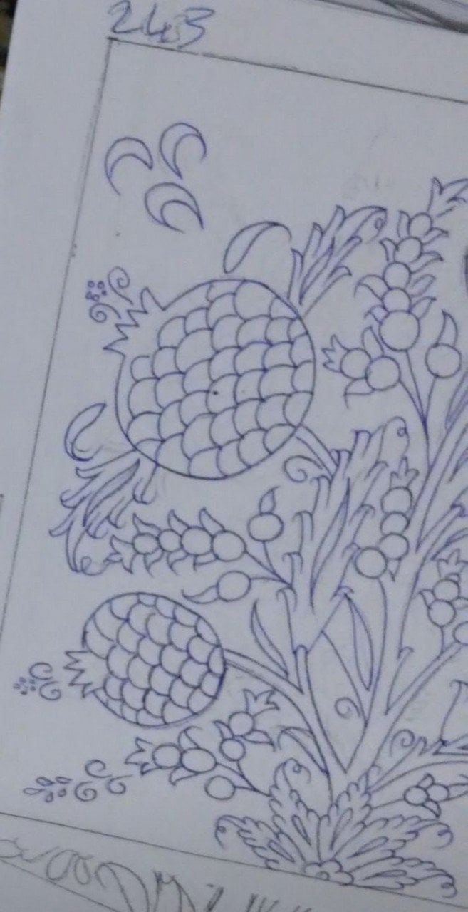 NO.243 KARO DESEN 20 X 20cm