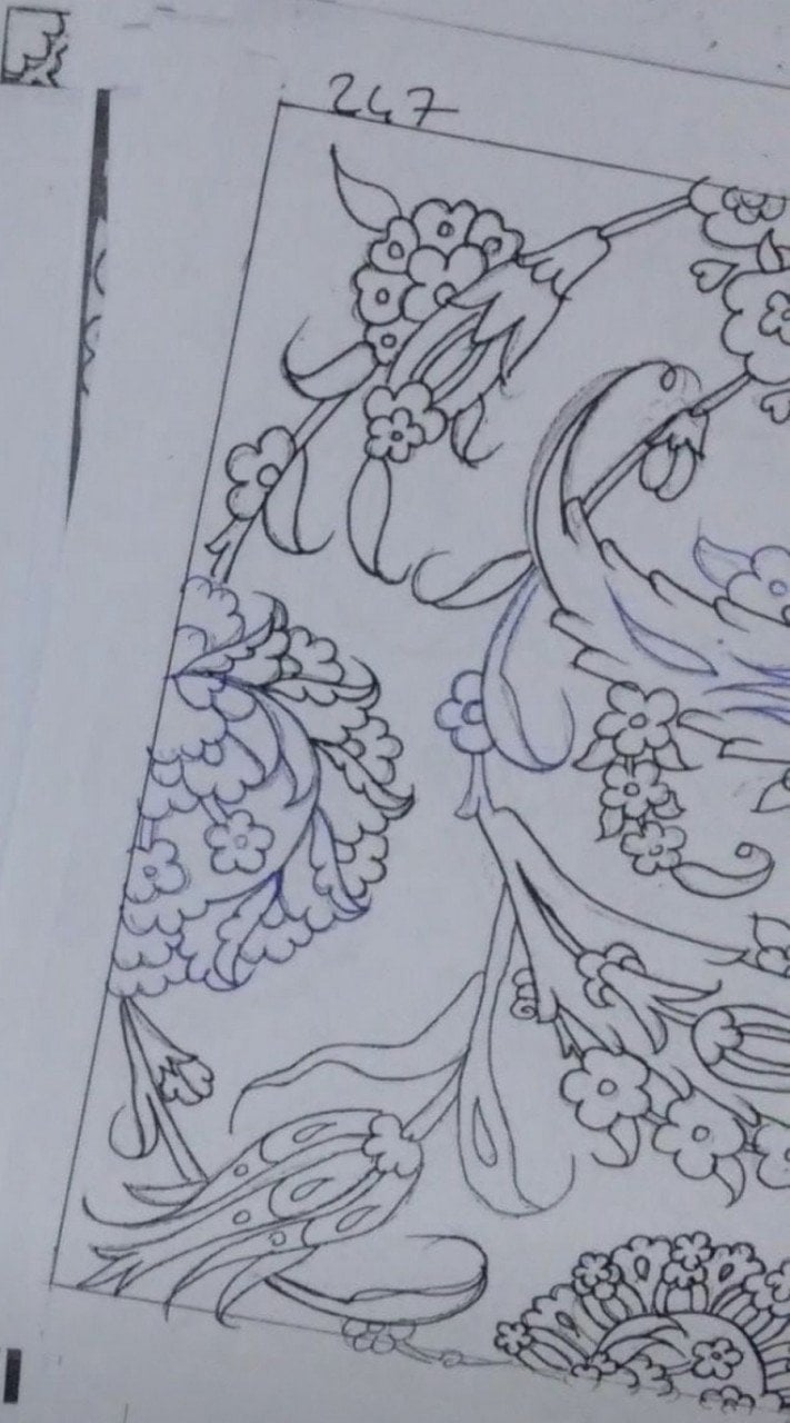 NO.247 KARO DESEN 20 X 20cm