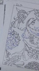 NO.247 KARO DESEN 25 X 25cm