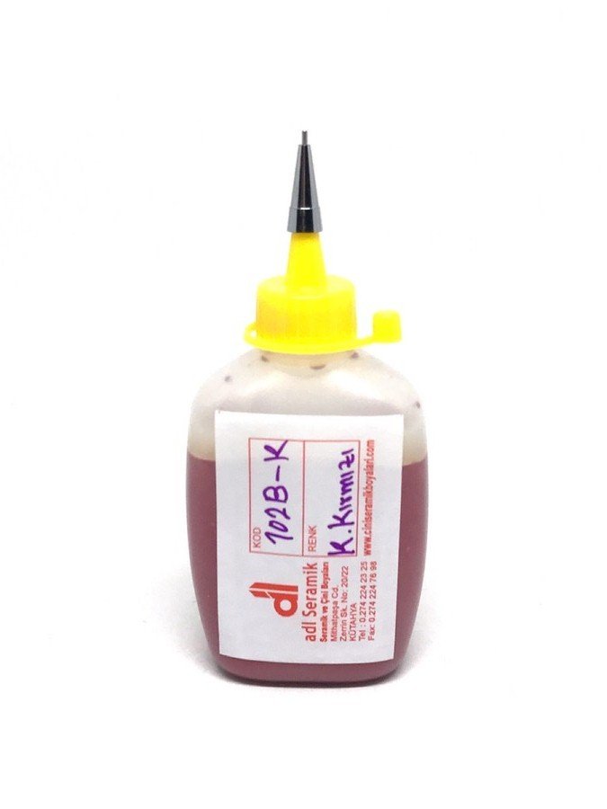 KB-103B KOYU KIRMIZI KABARTMA BOYA Pompa Ambalaj