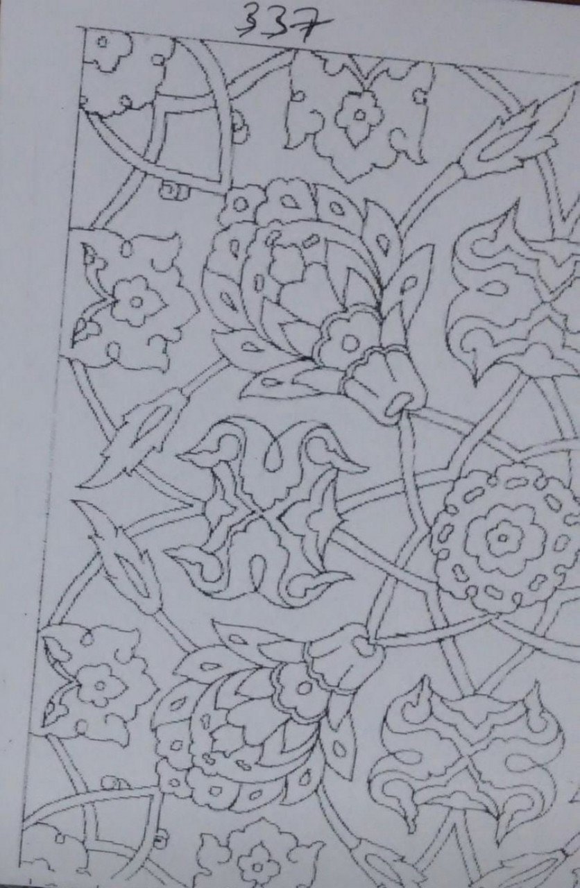 NO.337 KARO DESEN 20 X 20cm