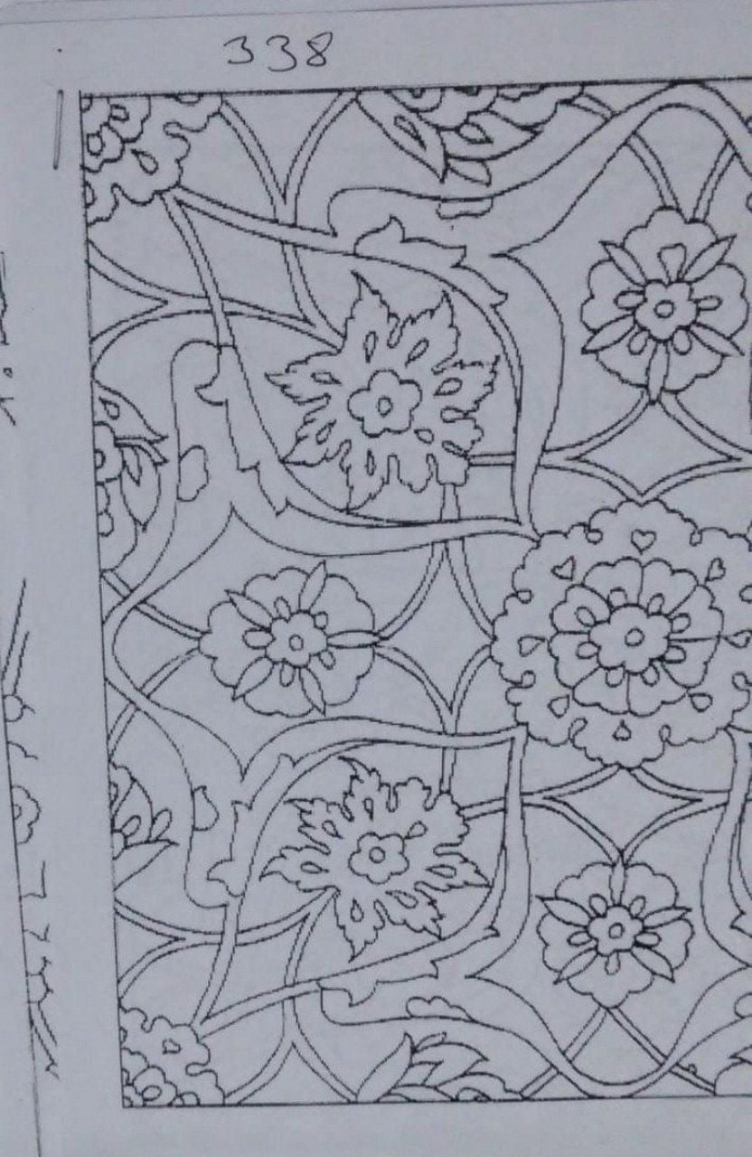 NO.338 KARO DESEN 20 X 20cm