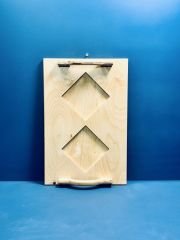 2 Karolu Ahşap Sunum Tepsisi Marin - Karolu