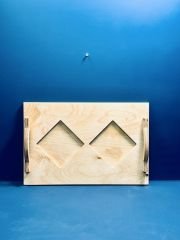 2 Karolu Ahşap Sunum Tepsisi Marin - Karolu