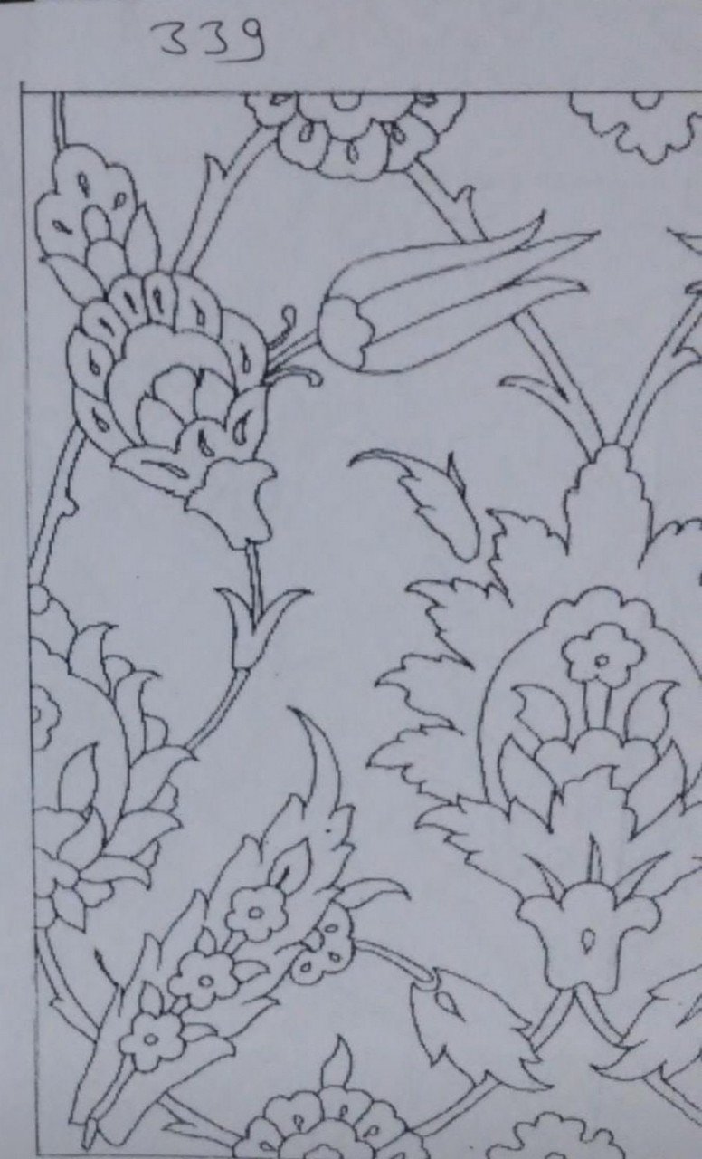 NO.339 KARO DESEN 20 X 20cm