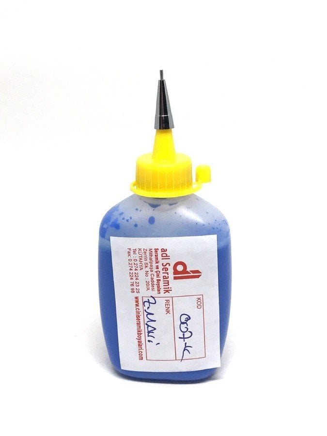 KB-005 MAVİ KOBALT KABARTMA BOYA Pompa Ambalaj