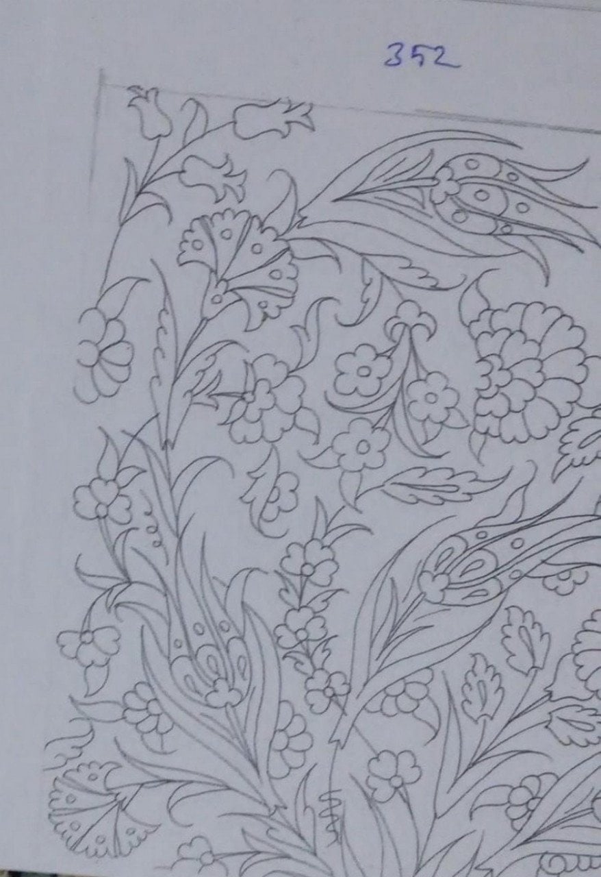 NO.352 KARO DESEN 20 X 20cm