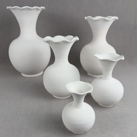 25cm Geniş Rölyefli Vazo