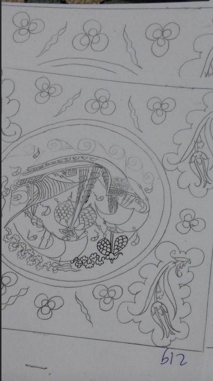 NO.219 KARO DESEN 20 X 20cm