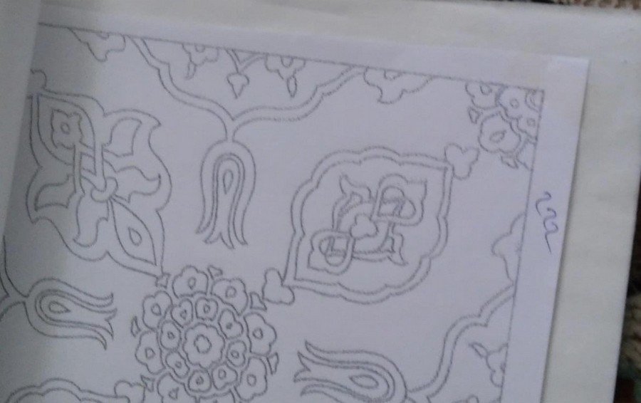 NO.222 KARO DESEN 20 X 20cm