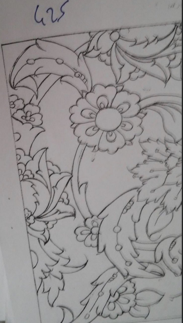 NO.425 KARO DESEN 20 X 20cm