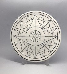 Mandala Model-1 30cm Tahrirli Tabak
