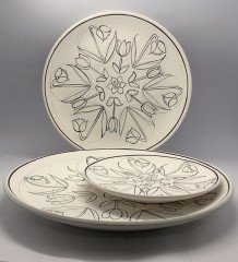 Mandala Model-2 18cm Tahrirli Tabak