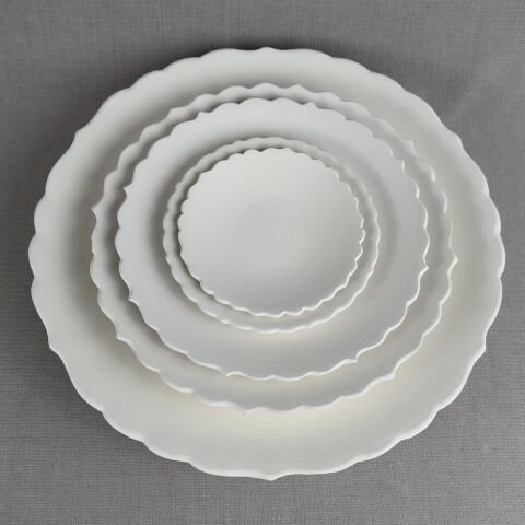 10cm Çukur Rölyefli Tabak