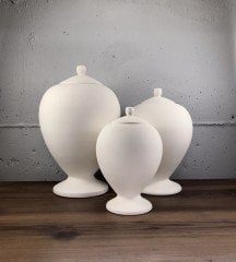 20cm Ayaklı Kavanoz