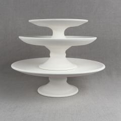 18cm Ayaklı Düz Tabak