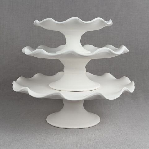 25cm Ayaklı Fırfır Tabak