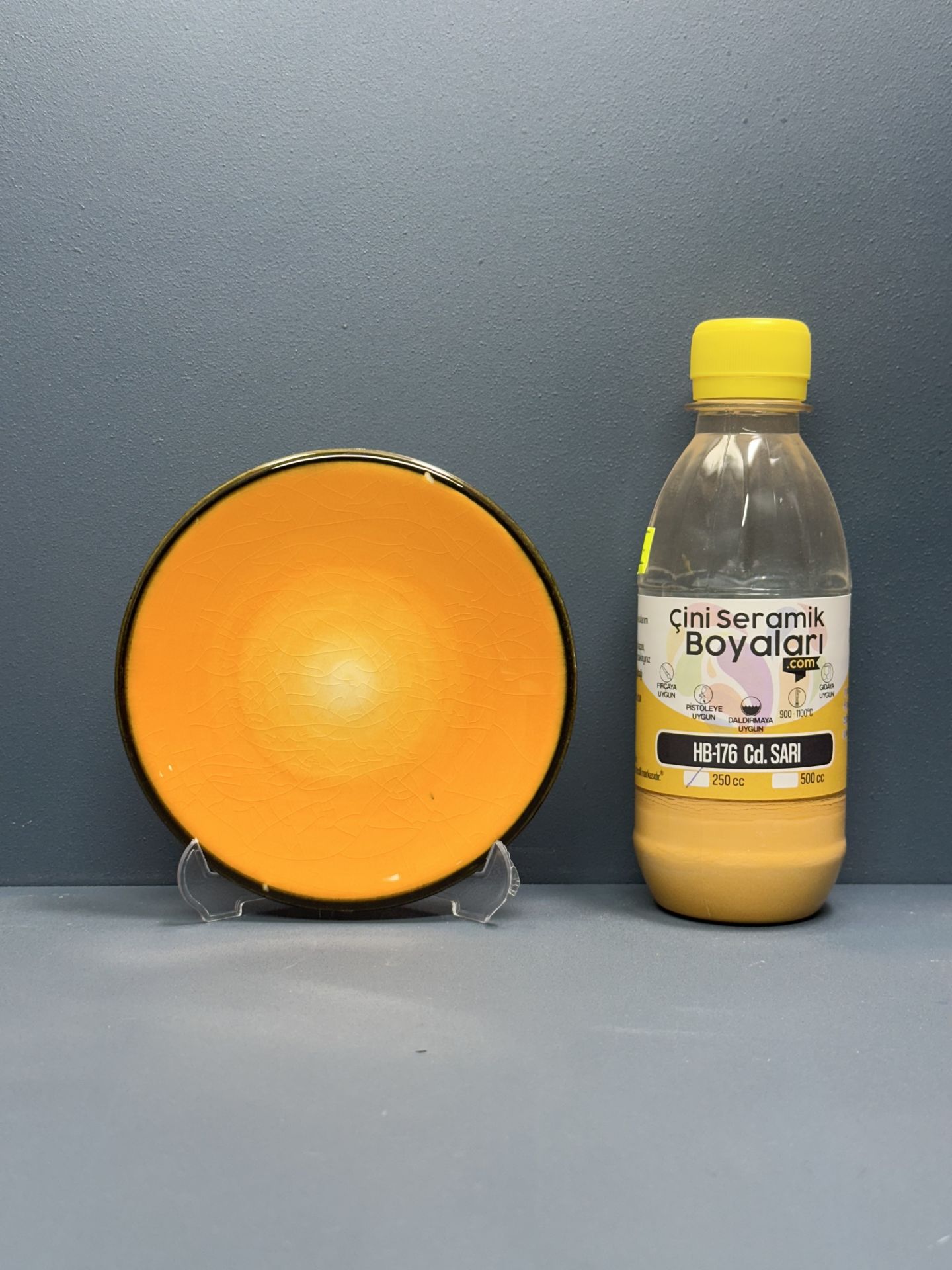 HB-176 Kadminyum Sarı Hazır Boya 250 cc