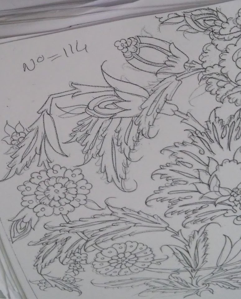 NO.114 TABAK DESEN 30cm Tabak