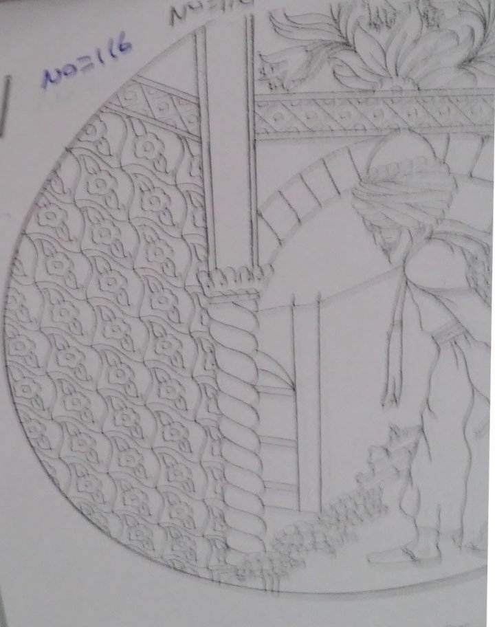 NO.116 TABAK DESEN 18cm Tabak