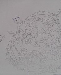 NO.124TABAK DESEN 18cm Tabak