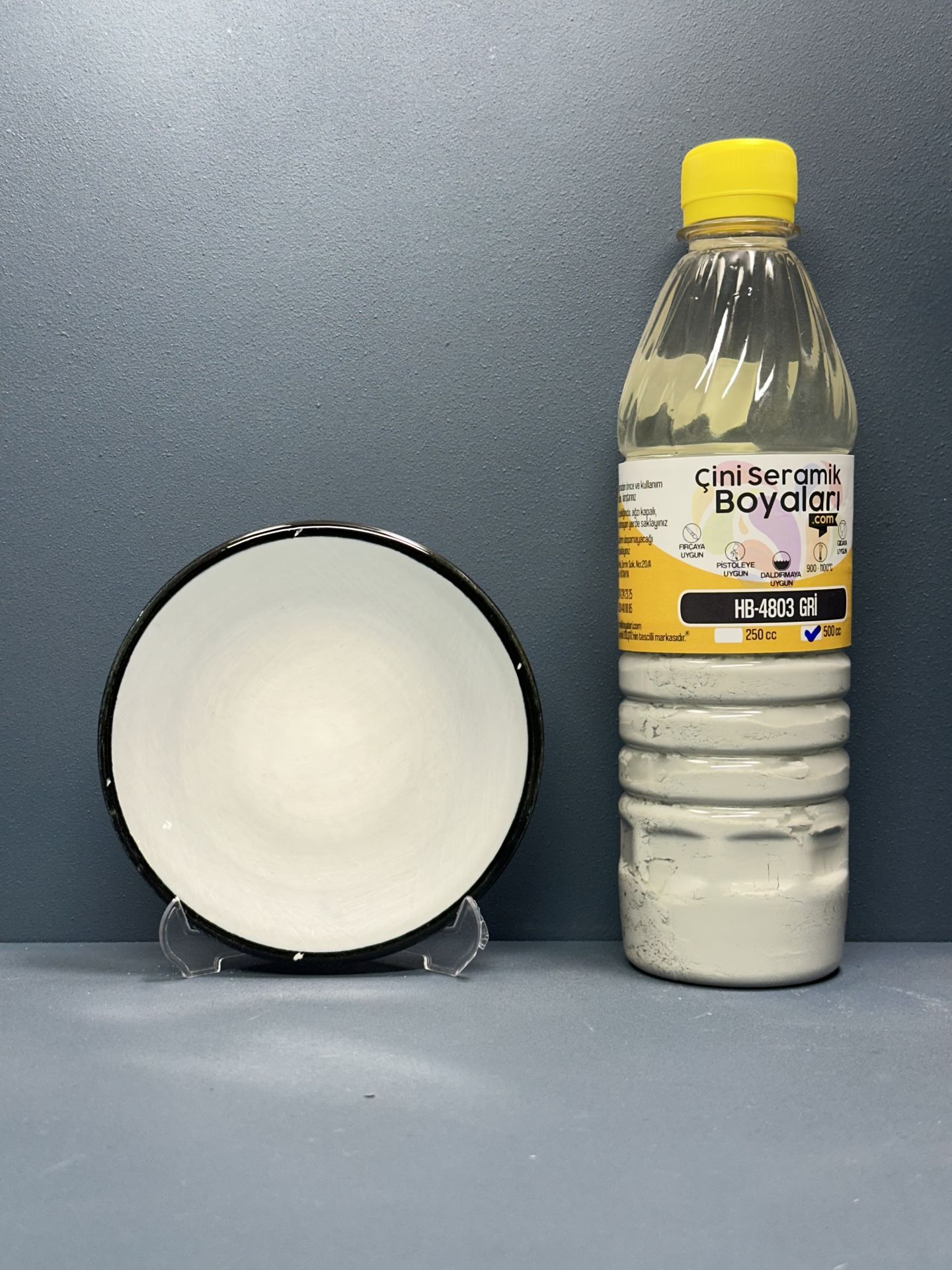 HB-4803 Gri Hazır Boya 500 cc