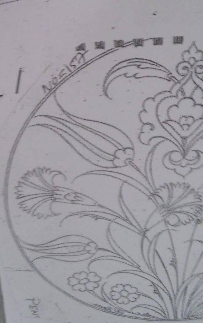 NO.157 TABAK DESEN 18cm Tabak