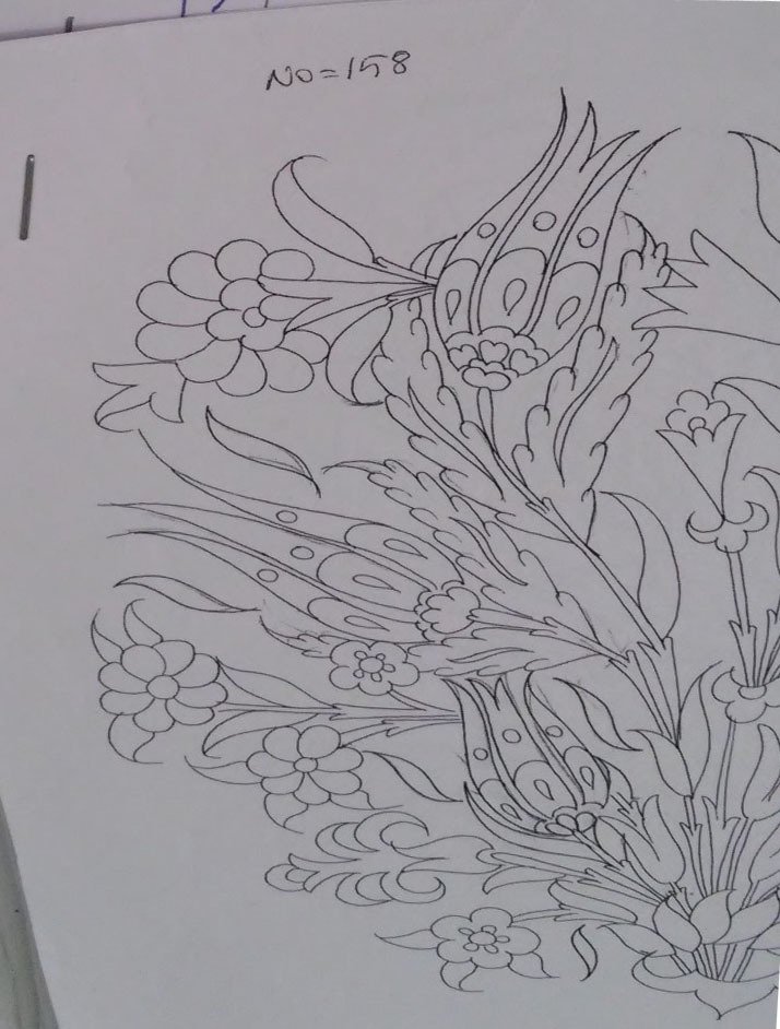 NO.158 TABAK DESEN 30cm Tabak