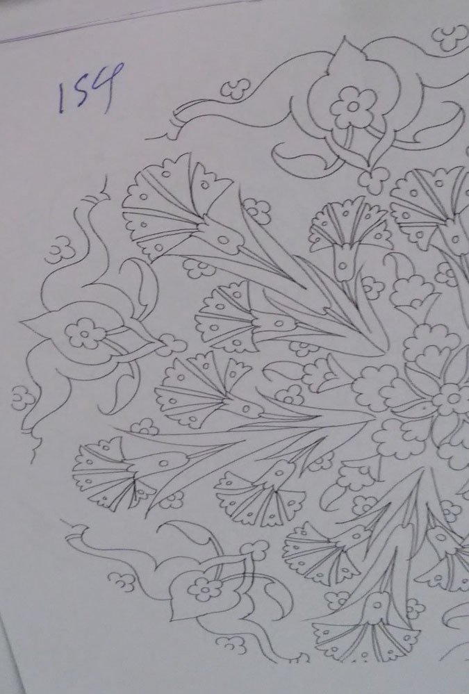 NO.159 TABAK DESEN 30cm Tabak