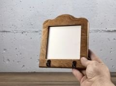 Ahşap Anahtar Askısı Tek Karolu