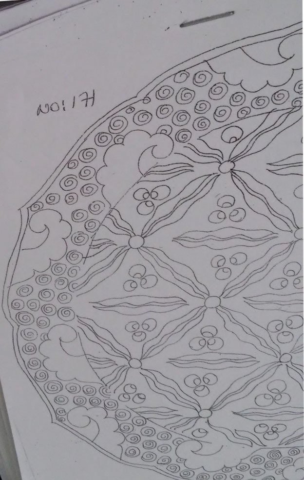 NO.171 TABAK DESEN 30cm Tabak