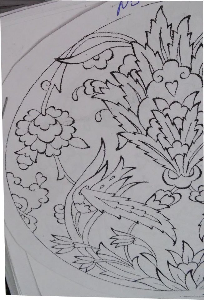 NO.172 TABAK DESEN 18cm Tabak