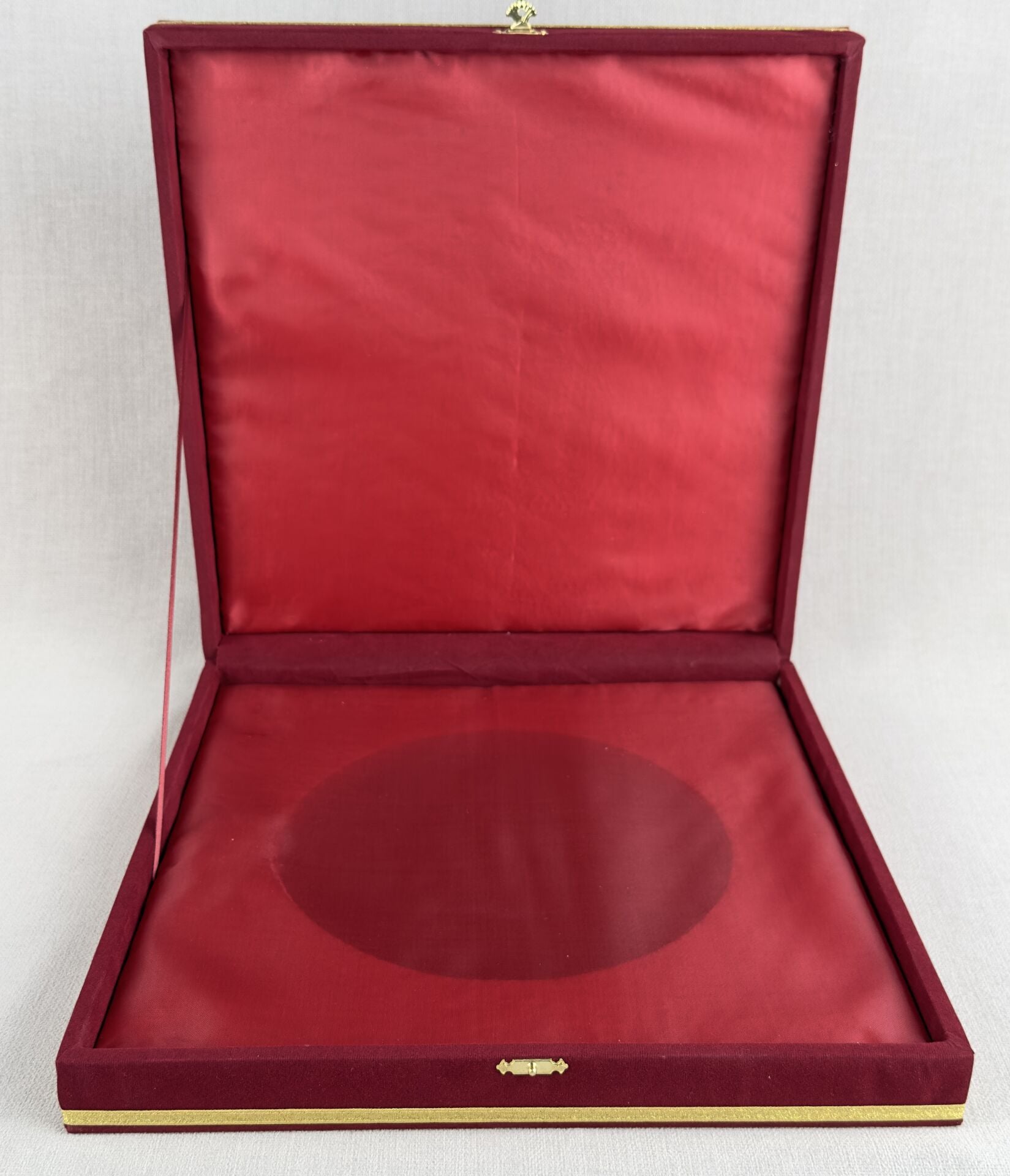 40cm Tabak Kadife Kutu Bordo