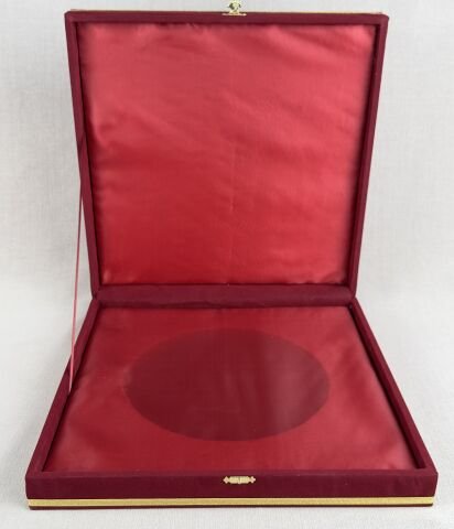 40cm Tabak Kadife Kutu Bordo
