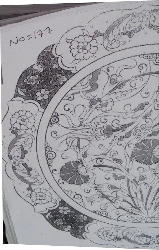 NO.177 TABAK DESEN 30cm Tabak